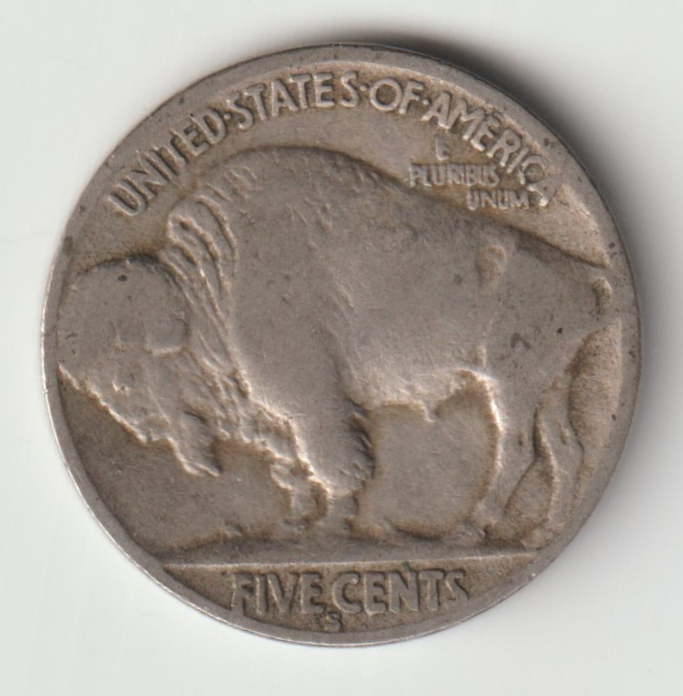 1936-S Buffalo Nickel @