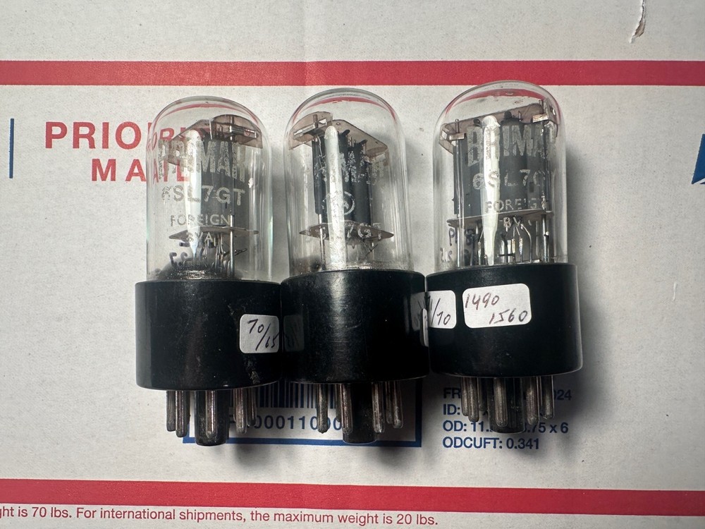 One (1) Brimar 6SL7GT MaxiPreamp Tested