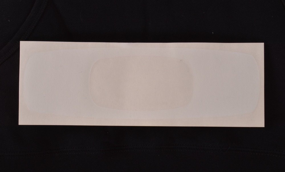 HUGE OAKLEY SUNGLASSES GOGGLES STICKER white 9.5" x 3"