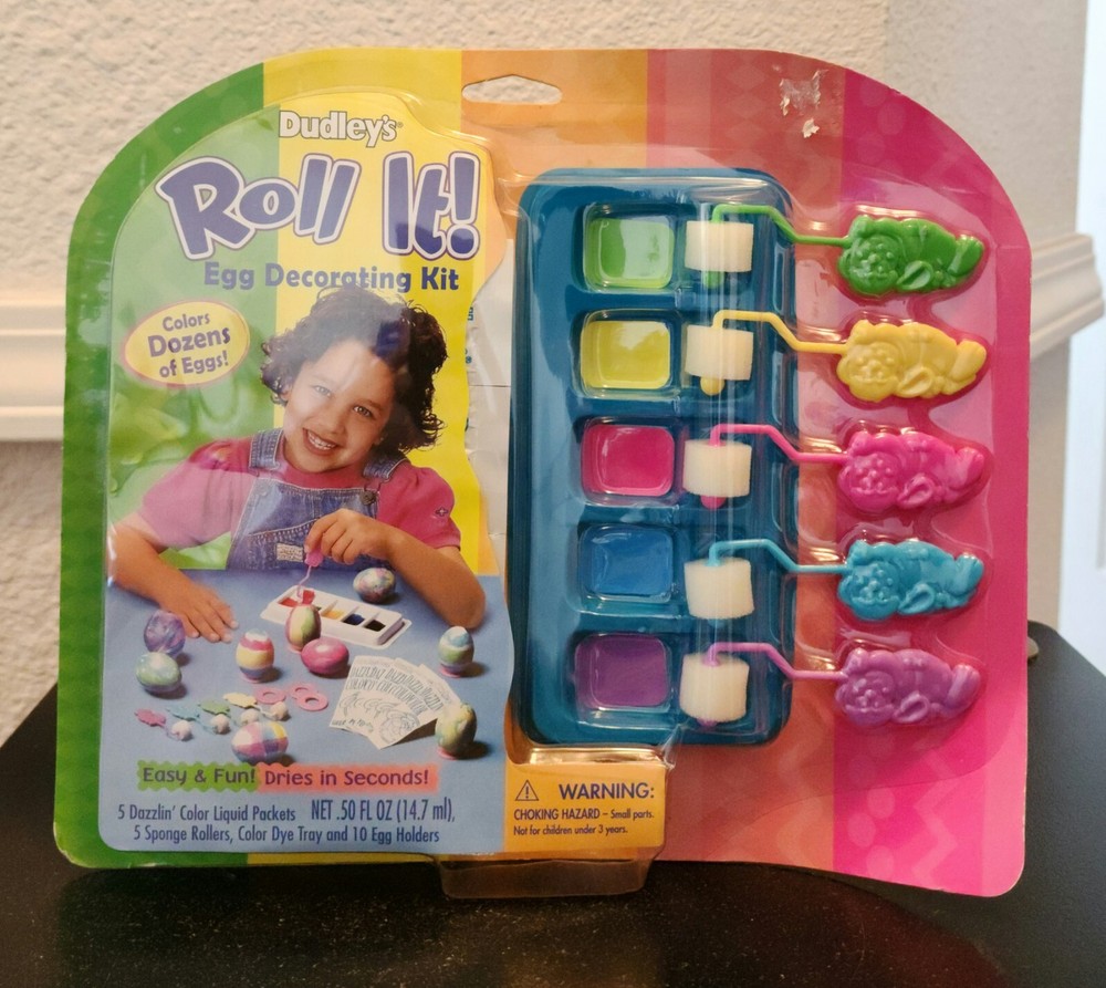 Dudley's Roll It! Easter Egg Decorating Kit NIB