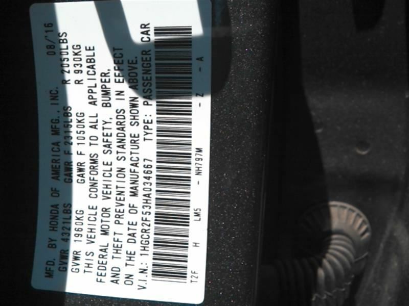 ACCORD 2017 Info/GPS/TV Screen 266603