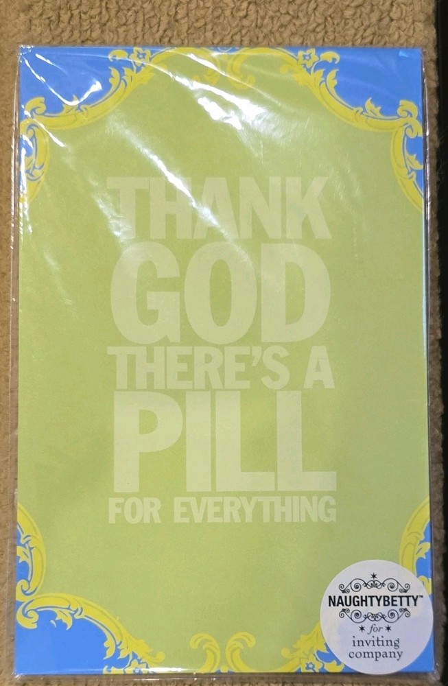 Notepad Thank God There's a Pill