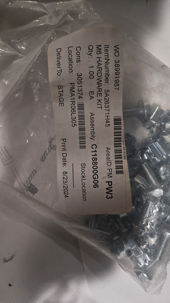Hoffman PGFGM6 Ground Fastener Package for Proline Grid System