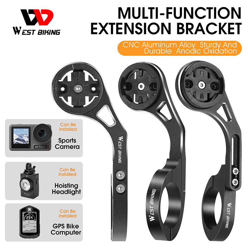 Bicycle GPS Computer Camera Mount Holder for Handlebar Garmin/Bryton/Wahoo
