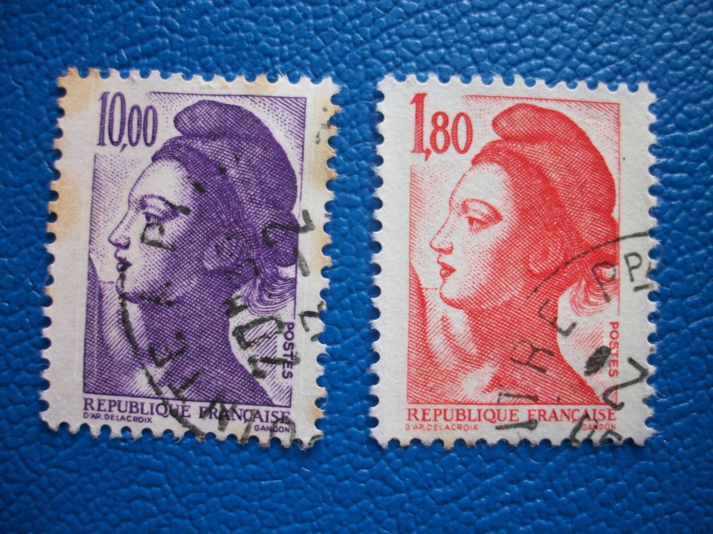 France, 1982, Liberte, canceled