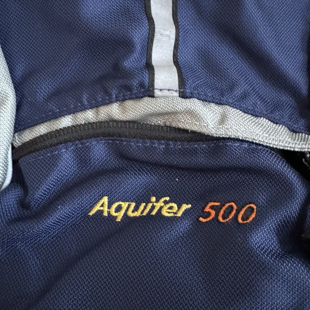 LL Bean Water Bladder Backpack Aquifer 500 Good Condition Blue