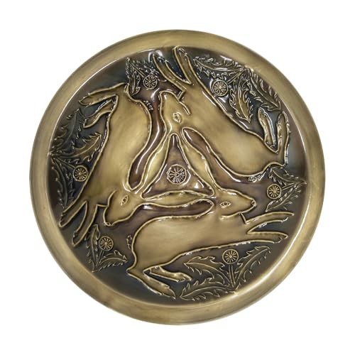 Three Hares Birdbath- Over Rail Bracket