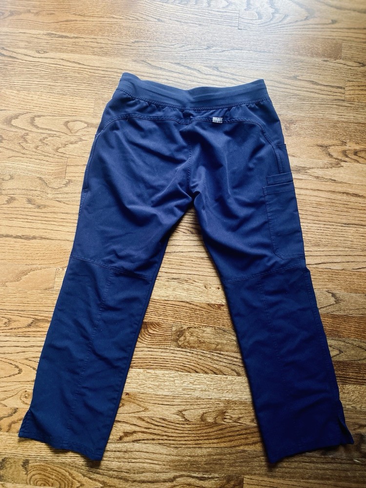 FIGS Scrub Set Navy Blue Top L Pants M Petite Technical Collection