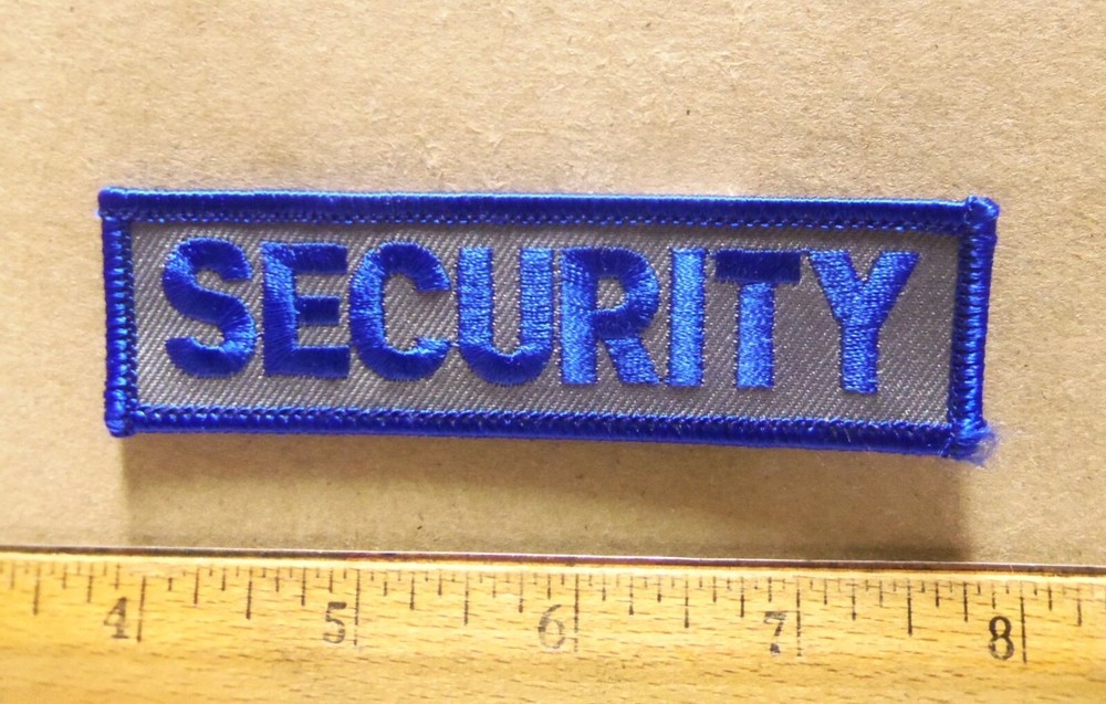 Security Tab Embroidered Patch