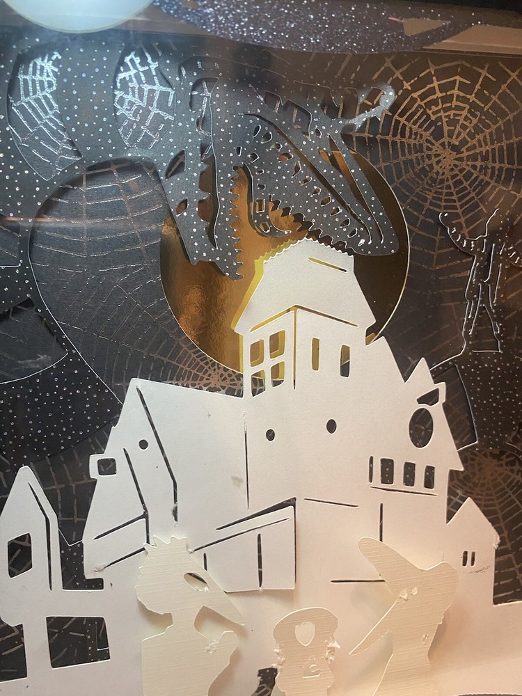 Beetlejuice hand made 9x9 shadow box