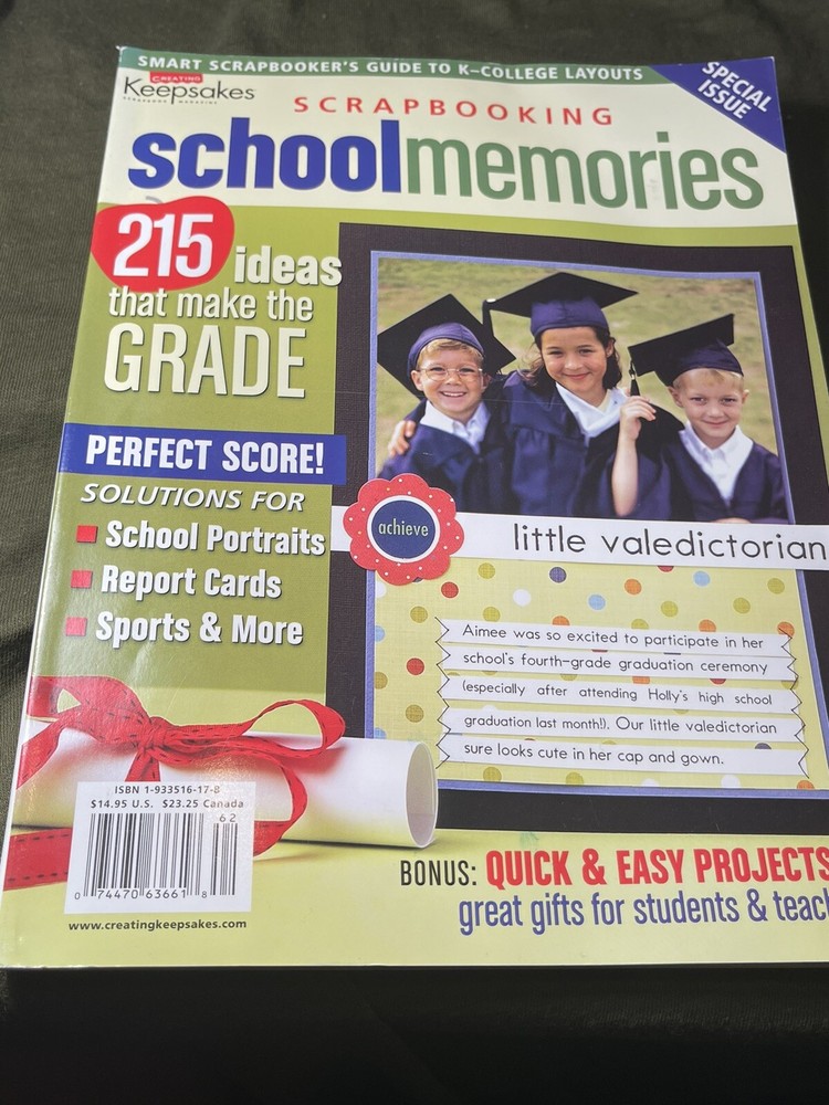 Creating Keepsakes - Scrapbooking school memories