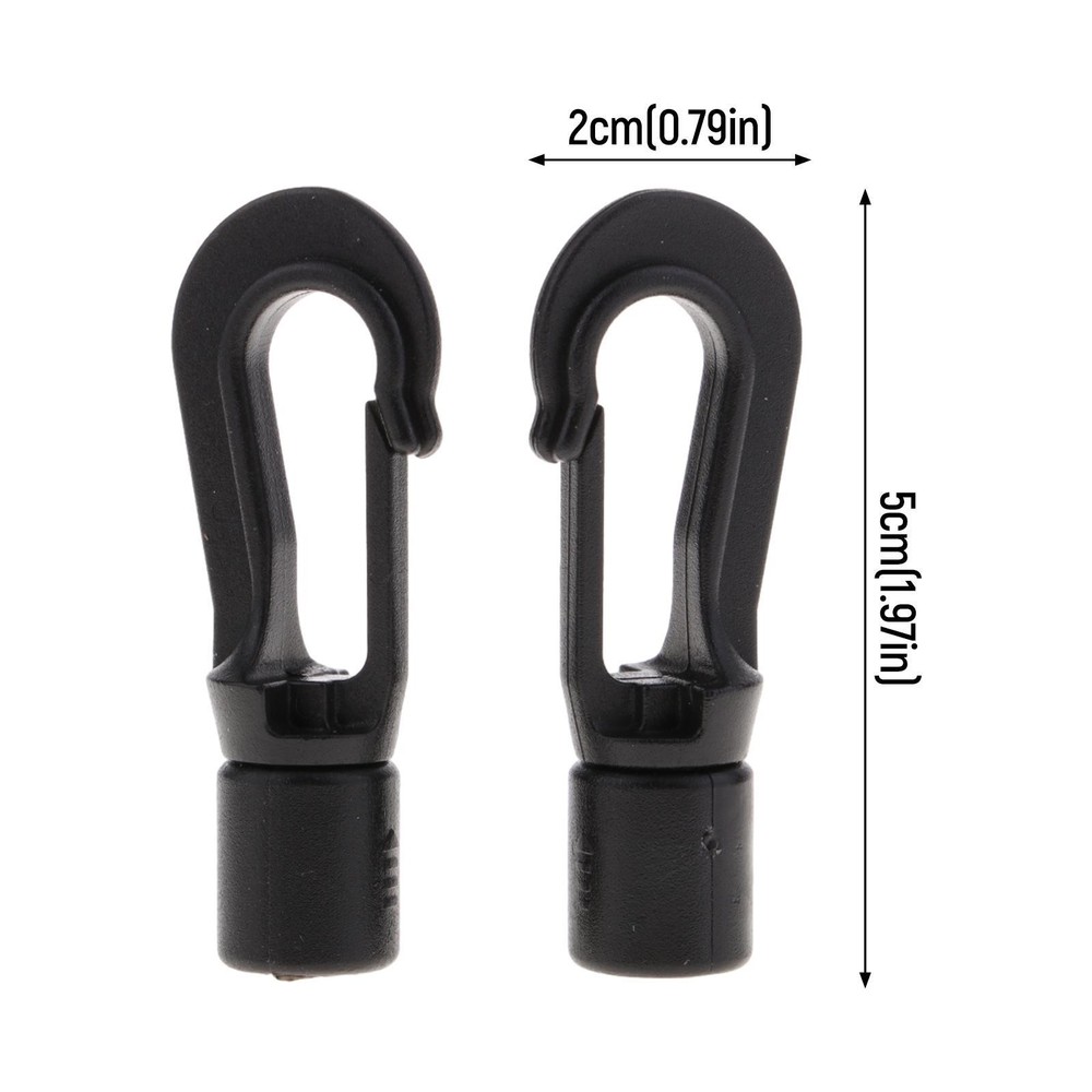10 Carabiner Chain Elastic Rope Hook