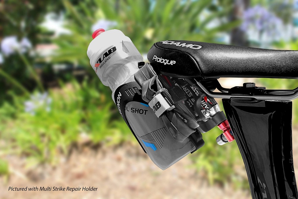 XLAB Delta 105 Saddle Mounted Single Water Bottle Cage, Adjustable Angle - Black