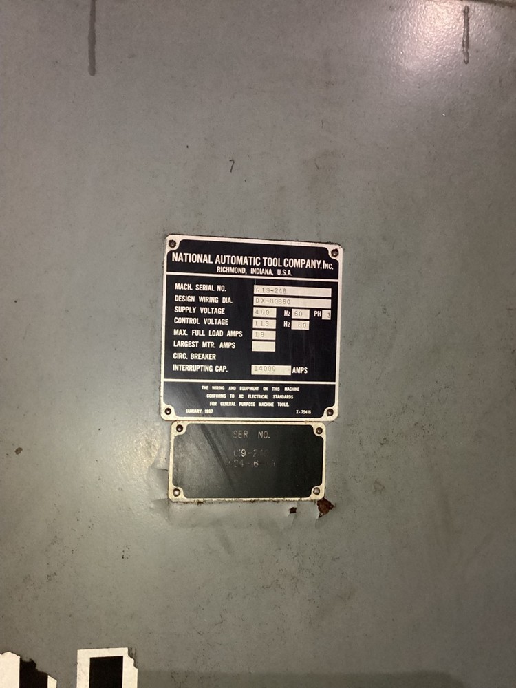 NATCO 10J Multi Spindle Vertical Drill Press USED
