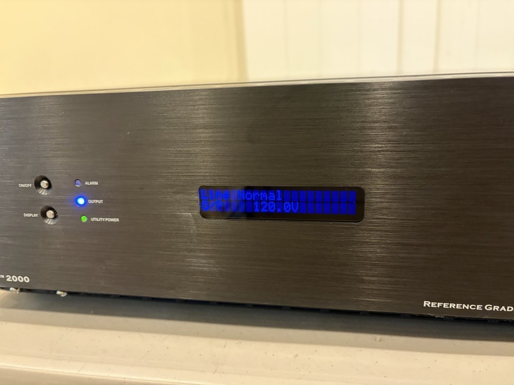 PurePower Audio Video Model 2000 Black finish
