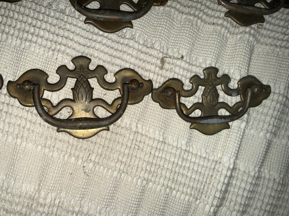 Vintage Drawer Pull 12 Piece Set 6 Small 6 Large