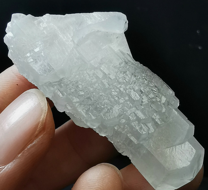 UV Fluorescent Stair Step Stacked Elestial Calcite