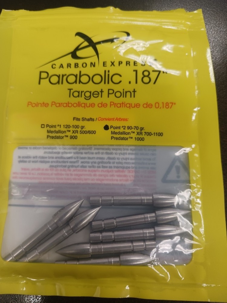 Eastman Parabolic .187" Target Point 7ct