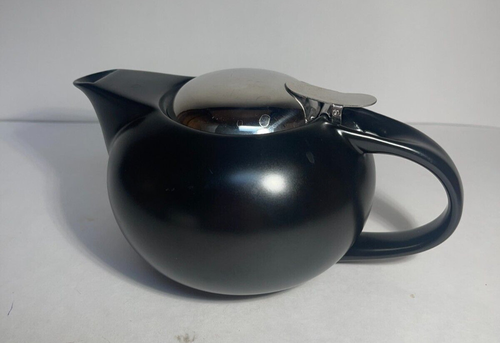 Black Teavana coffee pot, 4" tall x 8" long