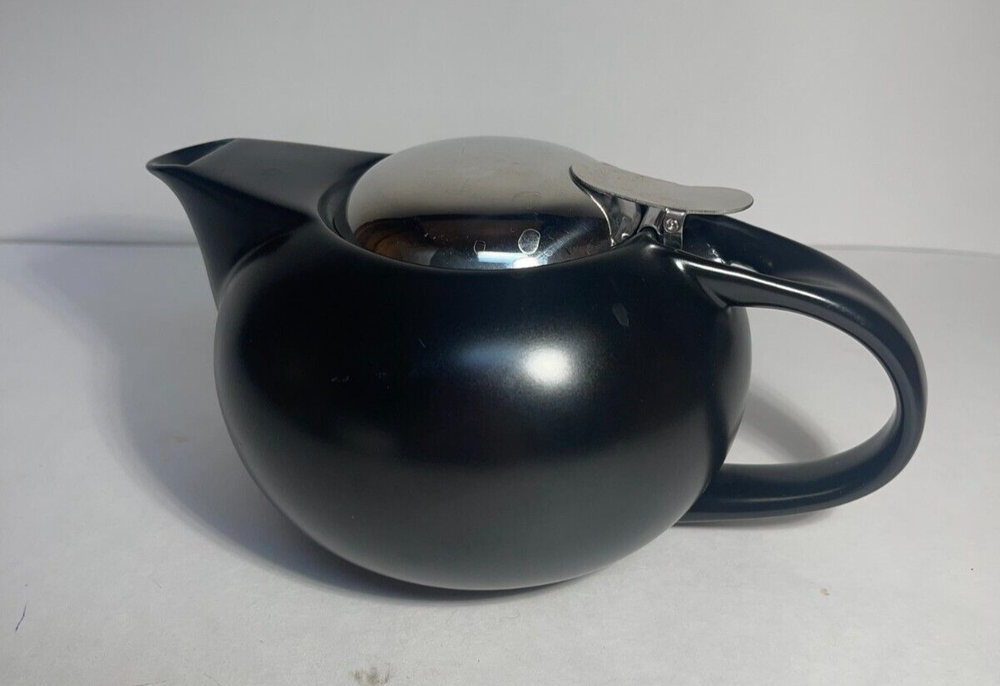 Black Teavana coffee pot, 4" tall x 8" long