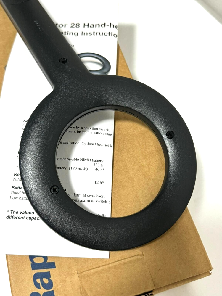 RAPISCAN SYSTEMS METOR 28 HANDHELD METAL DETECTOR