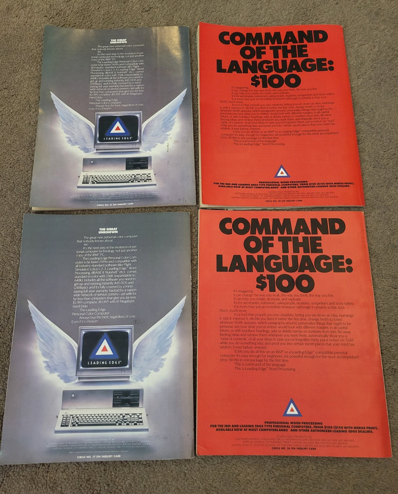 4 Computing For Business Interface Age Computer Magazines July Aug Sept 1984 VTG