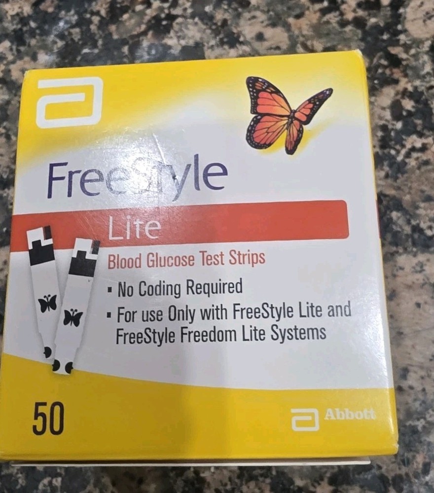 Freestyle Lite Test Strips 50 Ct Exp 08/2018