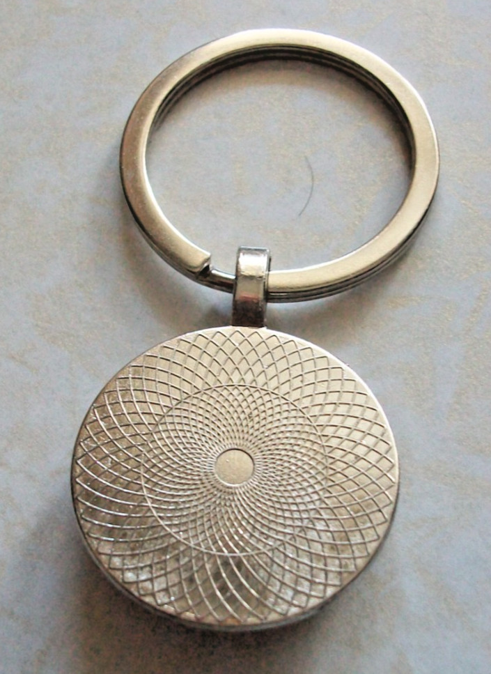 british flag 1945-2025 keyring