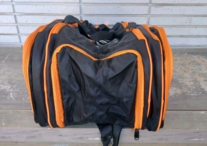 Bird High Performance Pickleball Bag Orange / Black Carry Strap And Backpack