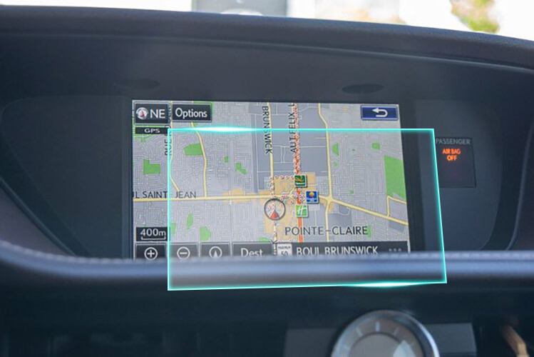 Crystal Clear Screen Protector for 2016 Lexus ES 300h Vehicle Navigation