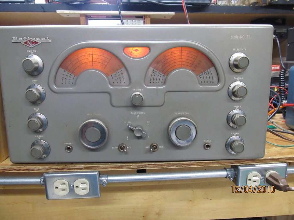 NATIONAL NC -173 RECEIVER working