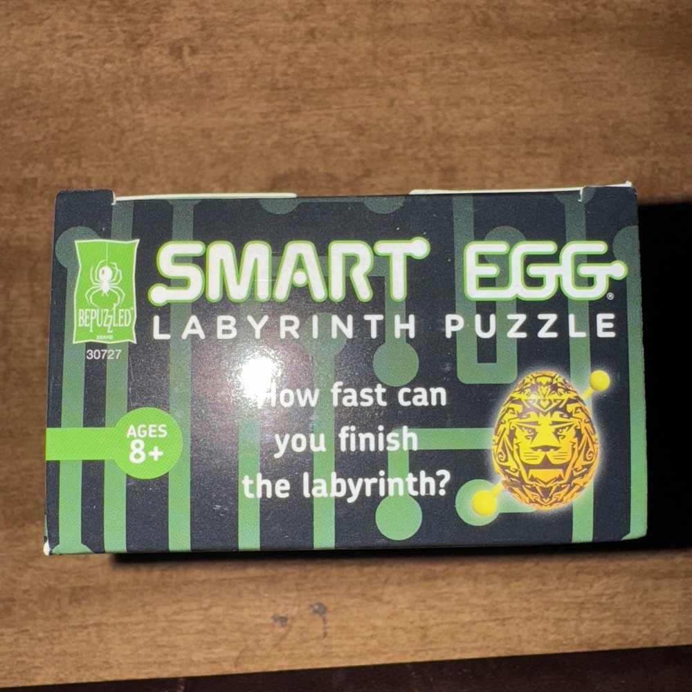 Smart Egg Level 2. 3D Maze Puzzle Labyrinth Novelty Challenging Brain Teaser