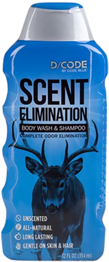 Code Blue Scent Elimination Body Wash & Shampoo, 12 fl oz