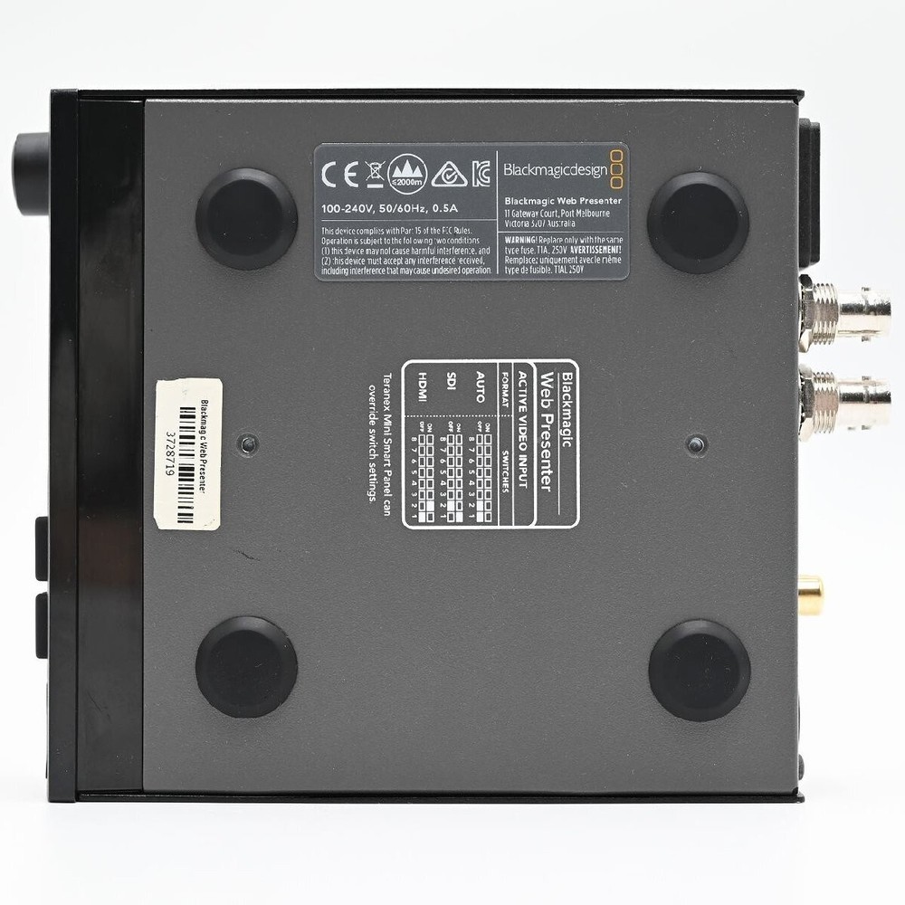 Blackmagic Design Web Presenter HD YouTube Facebook Twitter DistributionSolution