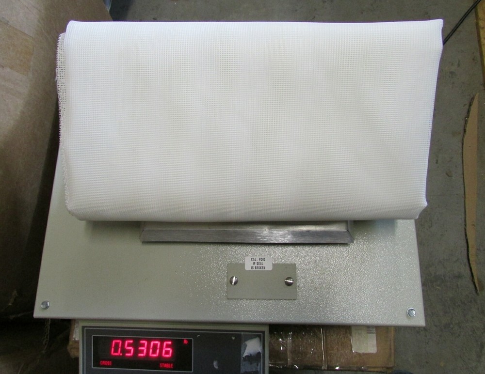 2 Large White Nylon or Polyester Mesh Sacks, 31" x 23" Bags, Strainer Laundry