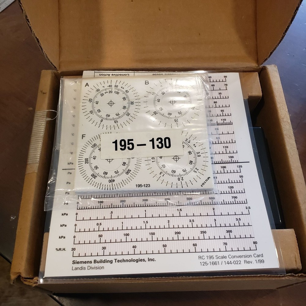 SIEMENS BUILDING TECH RECEIVER CONTROLLER RC195 195-0011