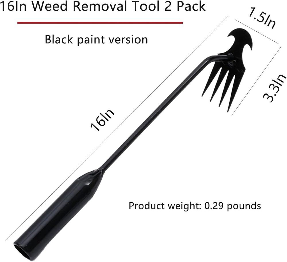 Weed Puller Tool Garden Weed Pulling Tool, Portable Garden Weeder Tool Uprooting
