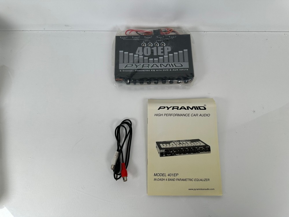 (NEW) Vintage Pyramid 401-EP In-Dash 4 Band Parametric Equalizer
