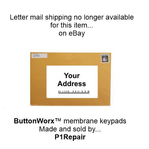 Fisher Plow FishStik 9400 Western 5 button Controller Button Repair Pad