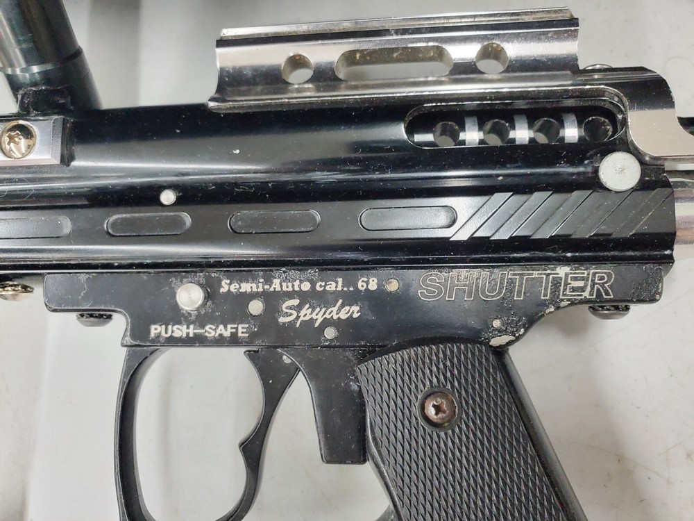 Java Spyder Compact Paintball Gun With Expansion Chamber Barrel Feeder