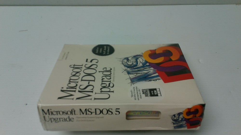 Vintage 90’s Microsoft MS-DOS 5 UPGRADE *SEALED*