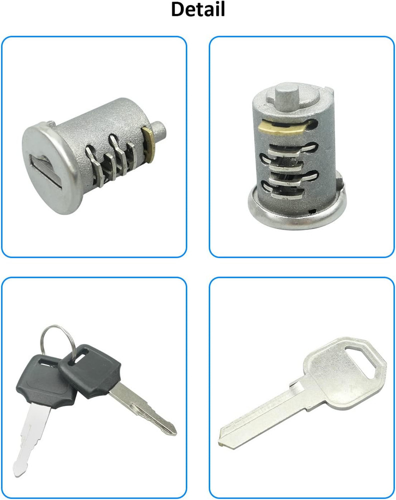 4 Pack Lock Cores Fits for Yakima SKS Car Rack System Components, Replacement fo