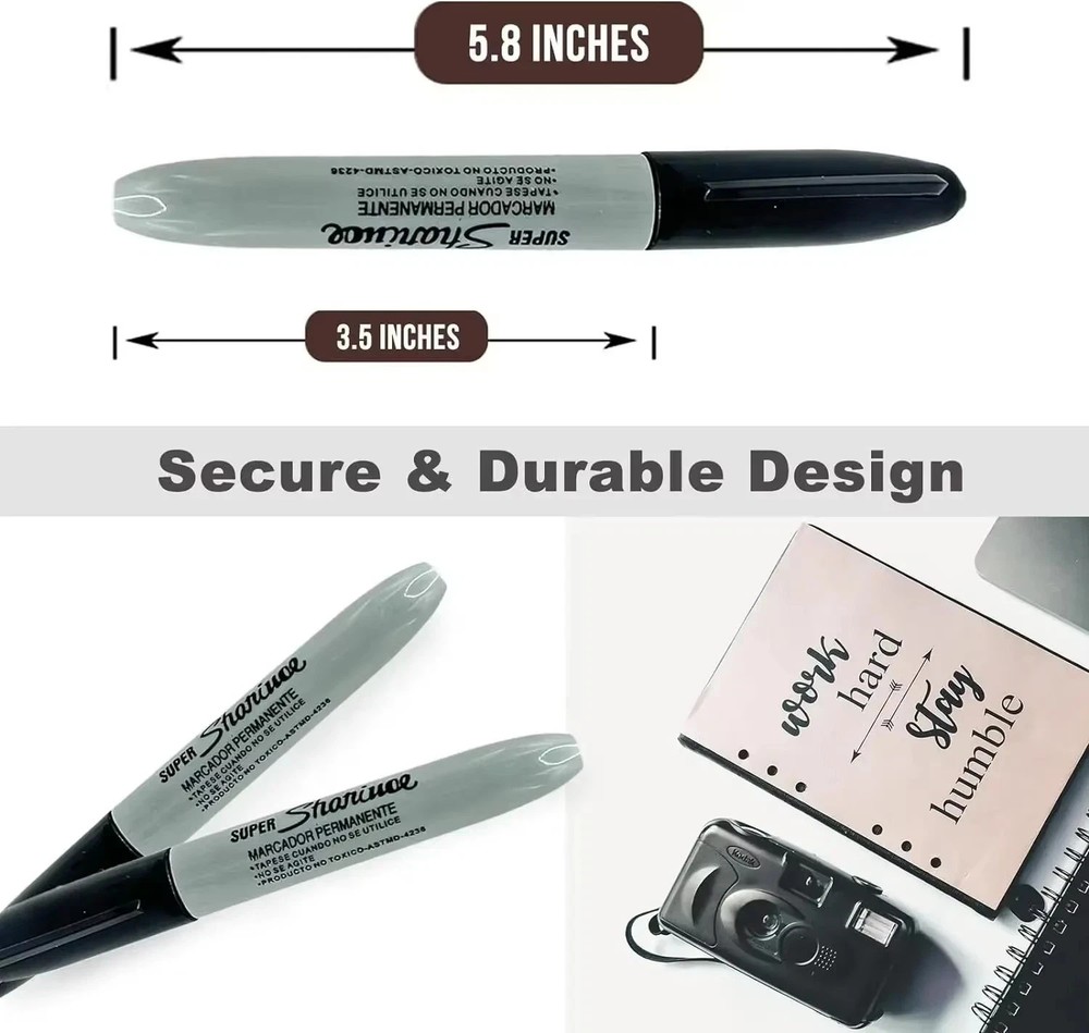 Secret Stash Pen – Hidden Compartment Marker Diversion Safe – Discreet Storage