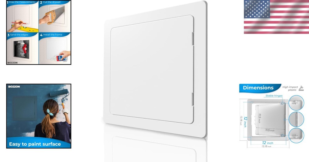 Lightweight 12x12 Access Panel for Seamless Wall Integration - Modern Style