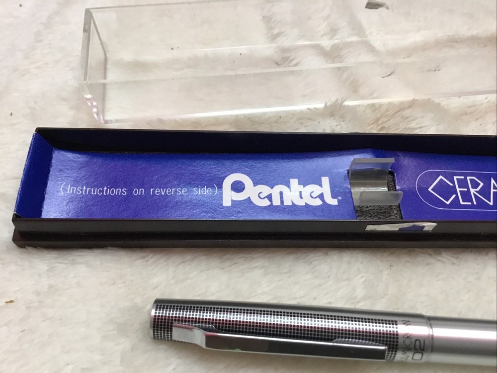 80s Vintage SR10 Pentel Ceramicron Technical Drafting Pen + Case / Instructions