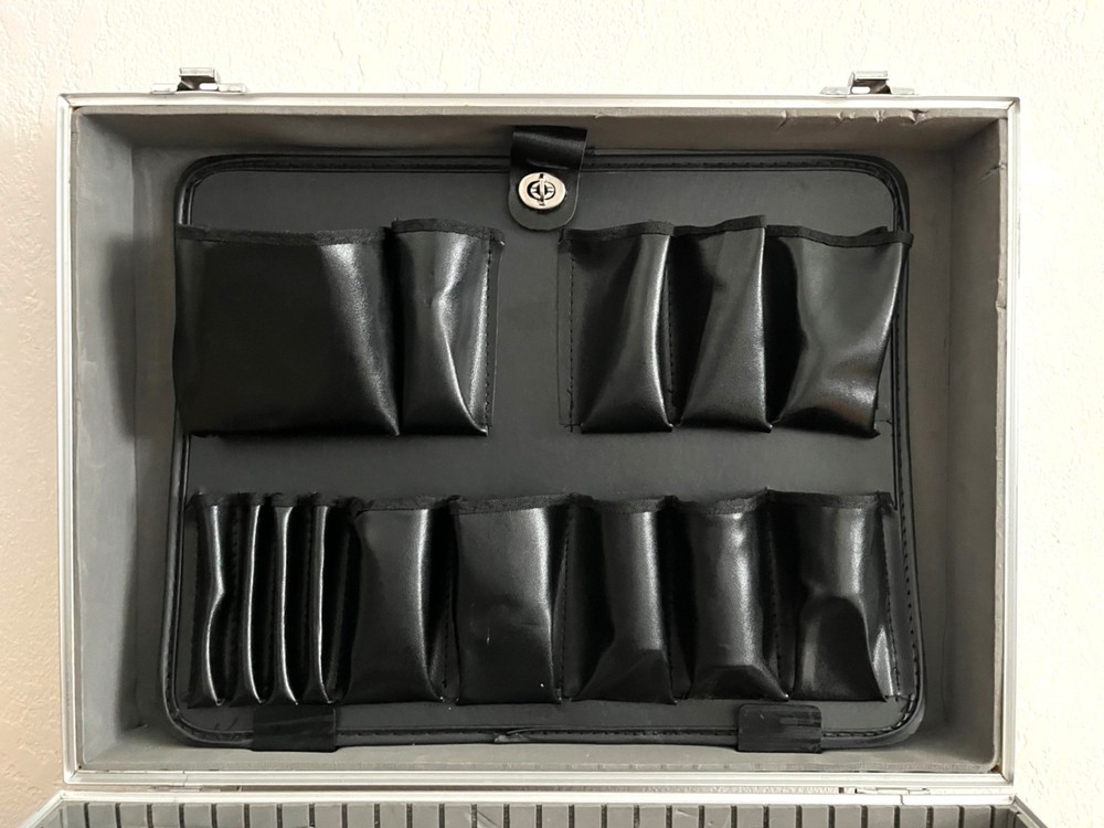 Work Gear Aluminum Frame Camera/Tool Case w/Adjustable Dividers + Tool Pallet