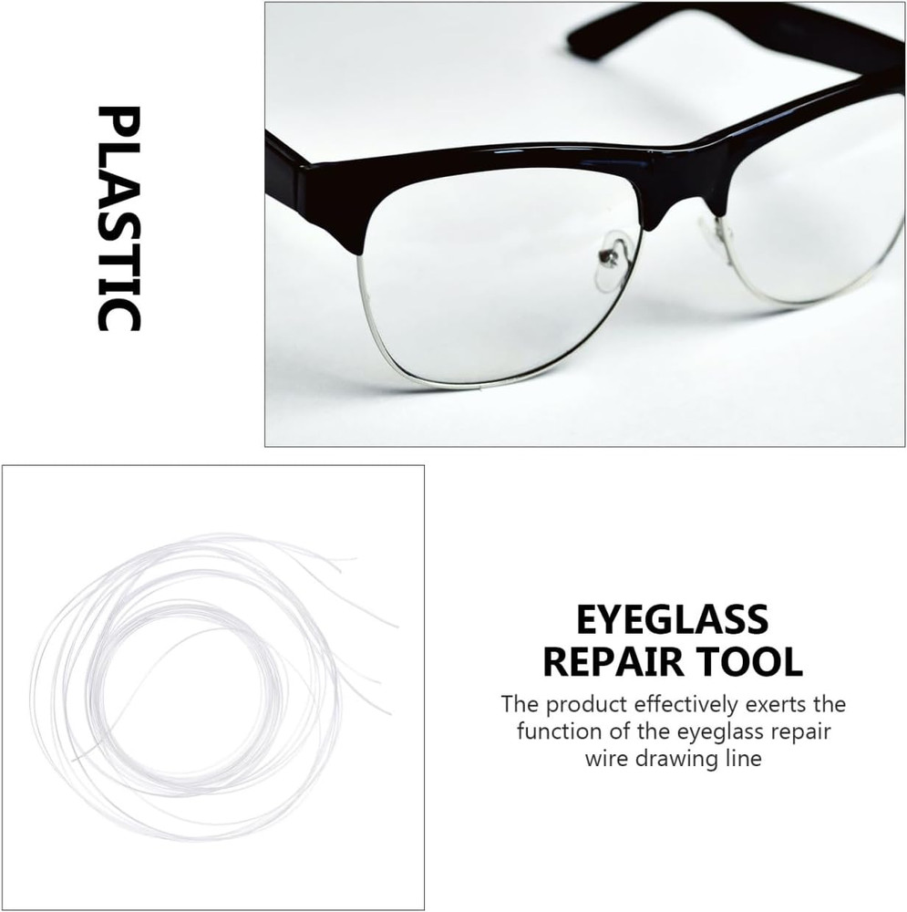 Glasses Repair String Eyeglass Repair String- 3 Pack Glasses Maintenance Tools,