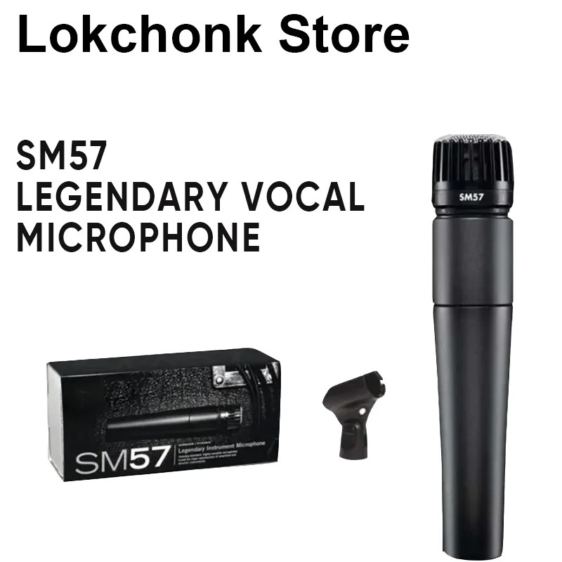 SM57 Cardioid Dynamic Microphone Pro Audio Live & Studio Performances Mic
