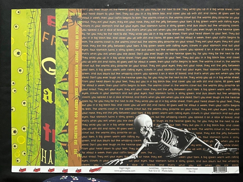 MOXIE HALLOWEEN SINGLE-SIDED PAPERS