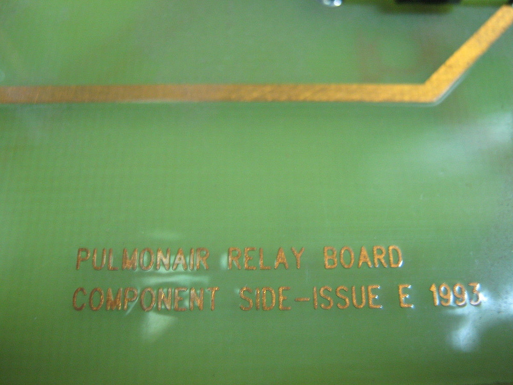 Pulmonair Relay Board Issue E 1993